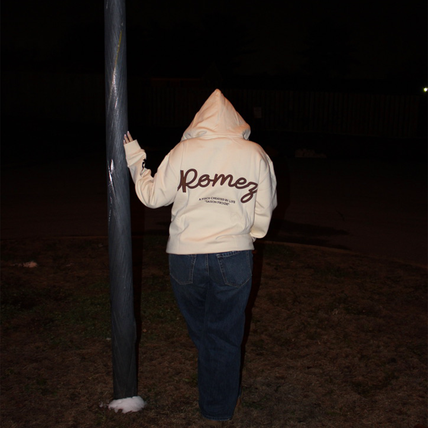 Beige Saison Froide Hoodie