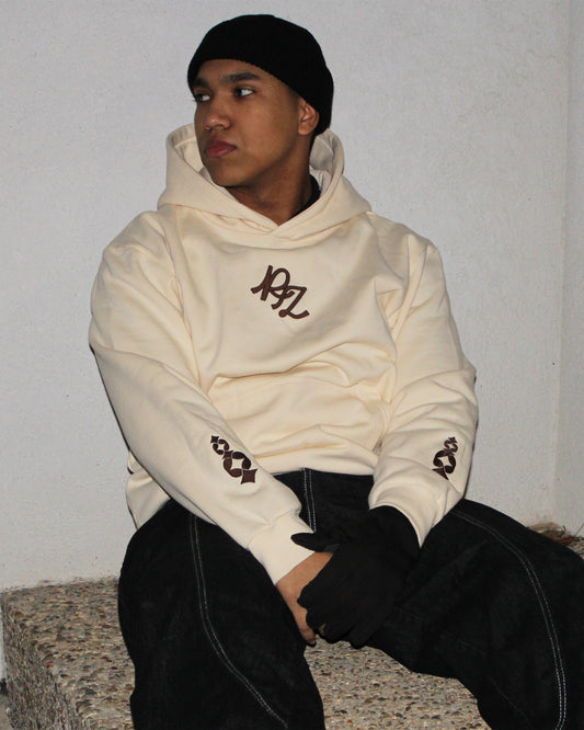 Beige Saison Froide Hoodie