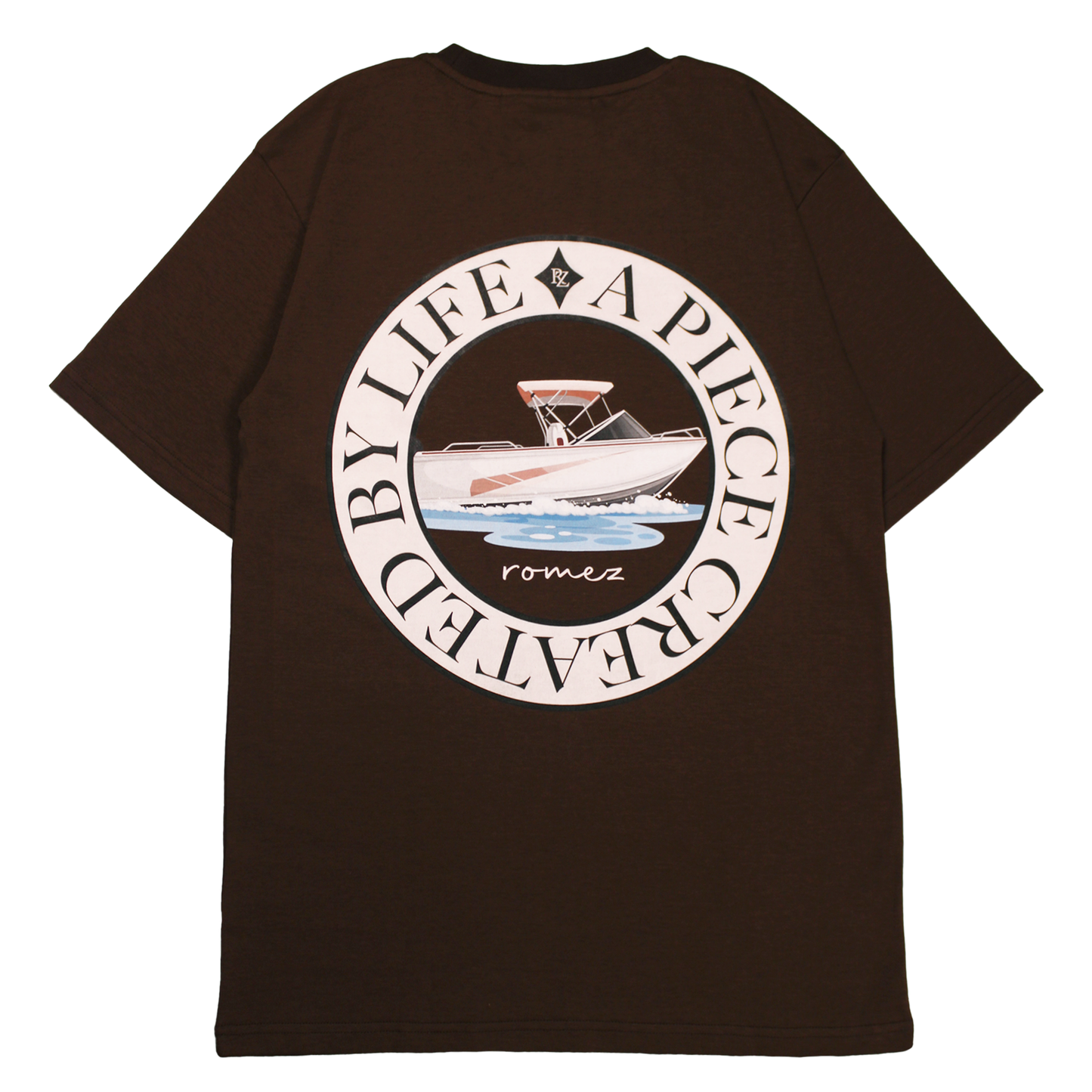 Little Boat Brown Tee