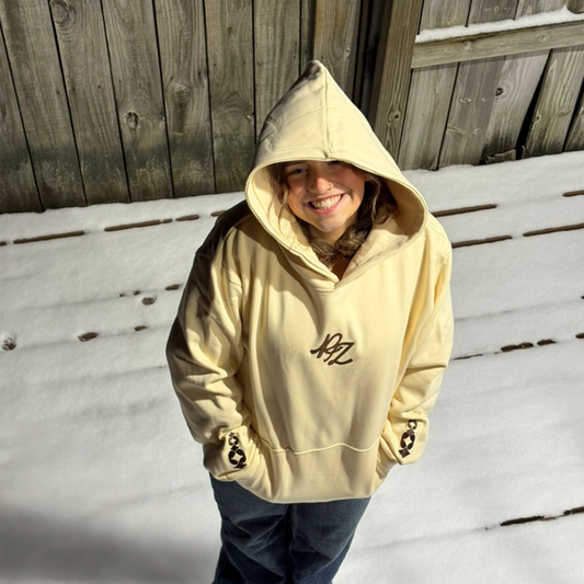 Beige Saison Froide Hoodie