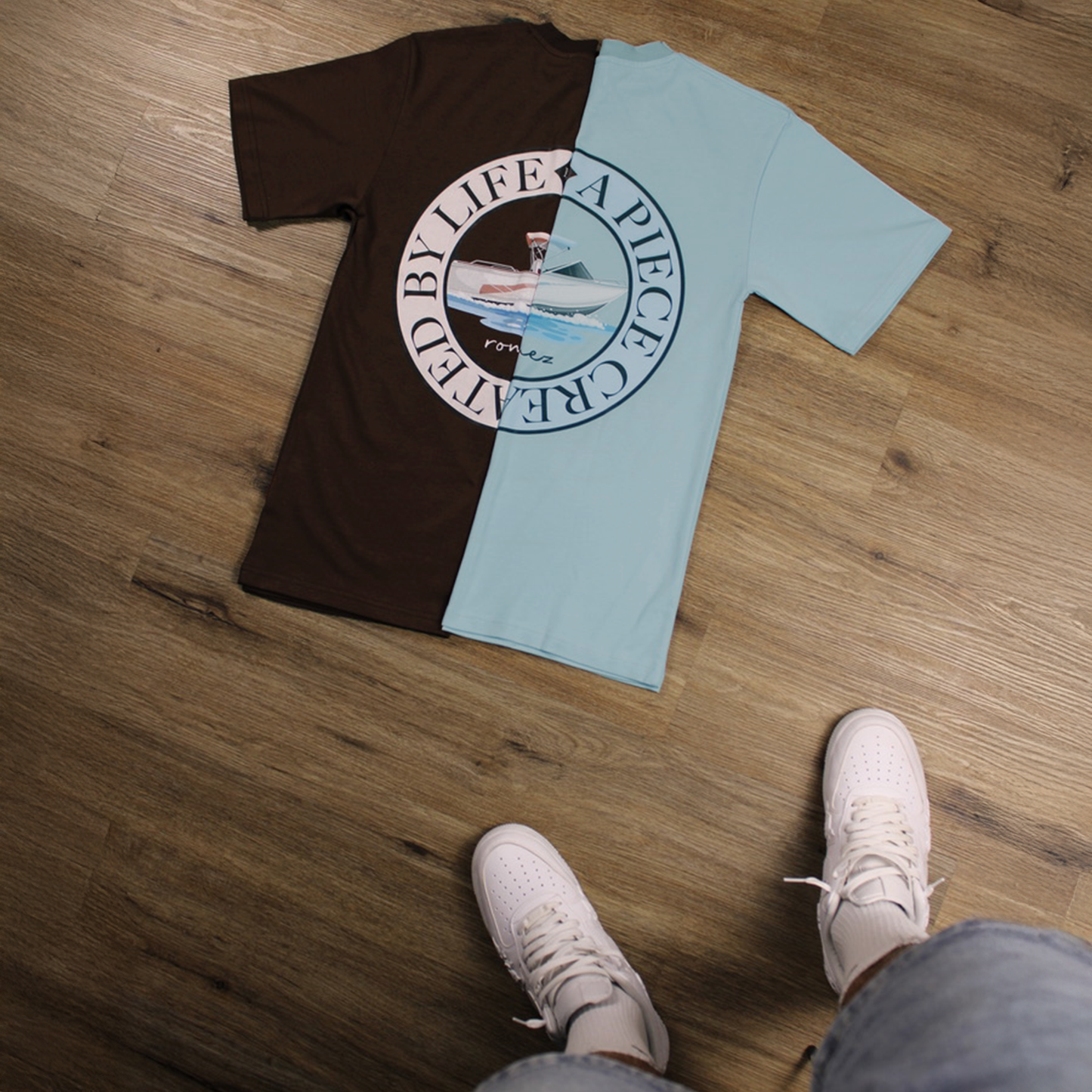Little Boat Blue Tee